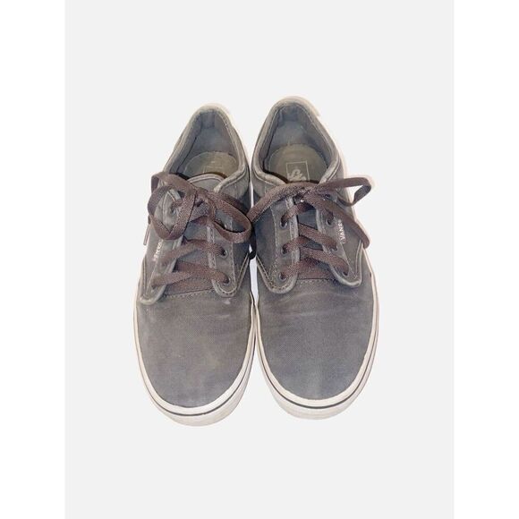 Vans Unisex Sneakers Low Top Shoes Grey Atwood Pewter Skate Yth 7 Womens 39/8.5 - Picture 4 of 11
